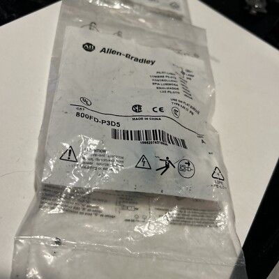 800FD-P3D5 Green Allen Bradley Pilot Light New Sealed