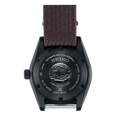 Pre-owned Seiko Prospex Spb253j1 Black Series Limited Edition 1965 Reissue Automatic Watch