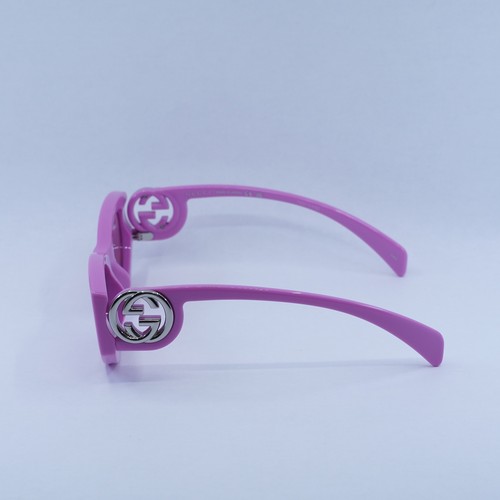 Pre-owned Gucci Gg1691s 003 Pink/pink Silver Mirror 54-19-145 Sunglasses Authentic