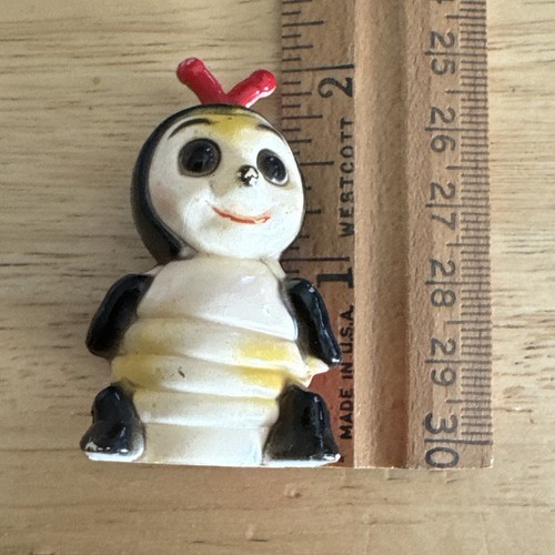 VTG Josef Originals Anthropomorphic Lady Bug 1960's Plastic Hong Kong Figurine