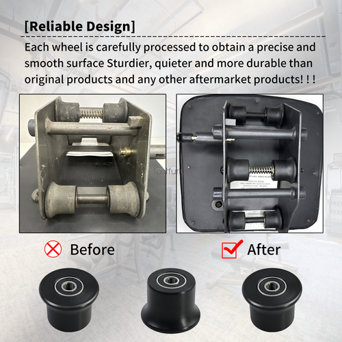 Fits Bowflex Rolling seat trolley wheels Blaze Classic,Elite,Motivator 2,PR1000