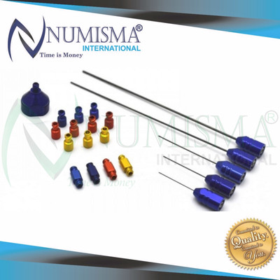 Facial Fat Grafting Set Harvest & Re-Inject Liposuction Cannulas Super Luer Lock