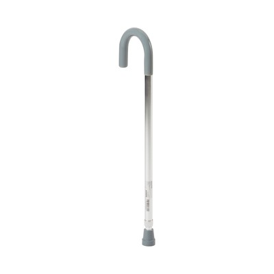 McKesson Chrome Aluminum Round Handle Cane 29.75 to 38.75" Height