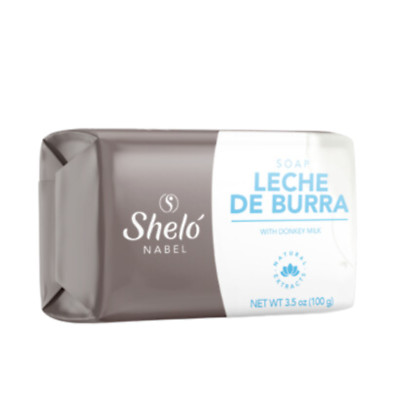 Shelo Nabel Body Soap Jabon Leche de Burra 3.5 oz Natural Extracts