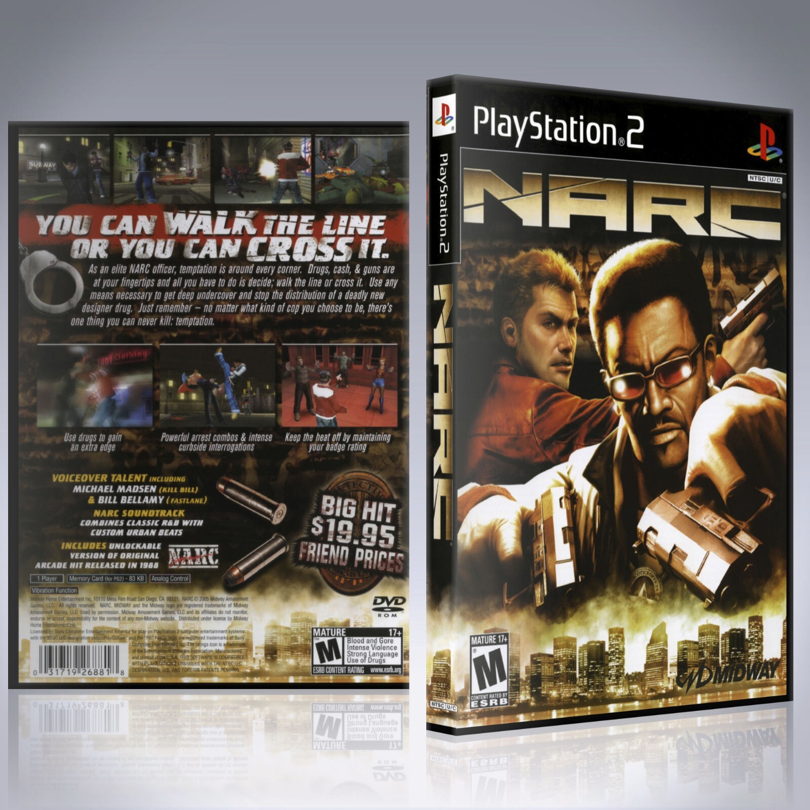 ps2ソフト NARC ナーク　北米版　海外版 ps2ソフト NARC ナーク 北米版 海外版