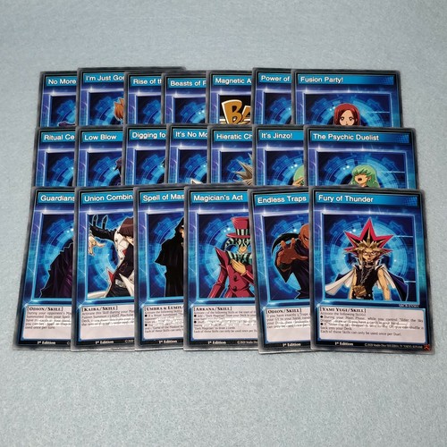 Yugioh Speed Duel 80 Card 1st Edition Skill Card Set NM SBCB