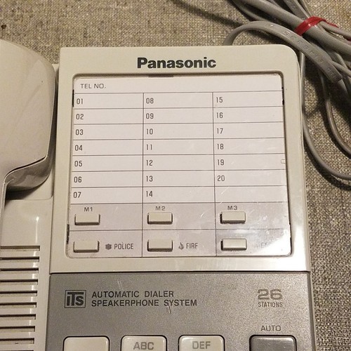 Panasonic KX-T2342 Easa Phone With Speaker Phone, Hold 26 Stations