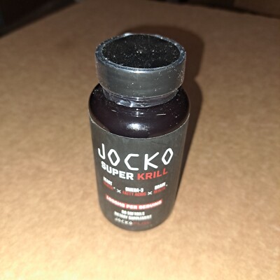 Jocko Fuel Super Krill 1000 mg Dietary Supplement 60 Soft Gels EXP: 11/2026
