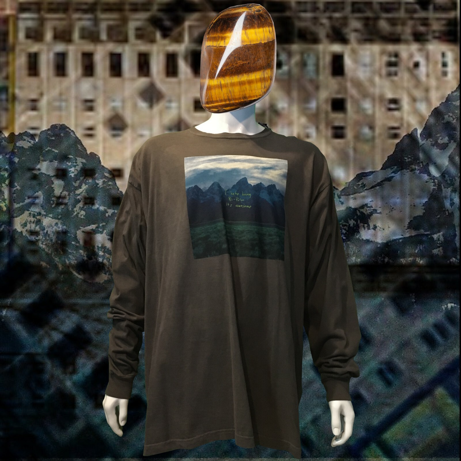 JIAN YE 23ss long sleeve tshirt ジェンイェ Zheani_USTourMerch_TSMGShirt_M