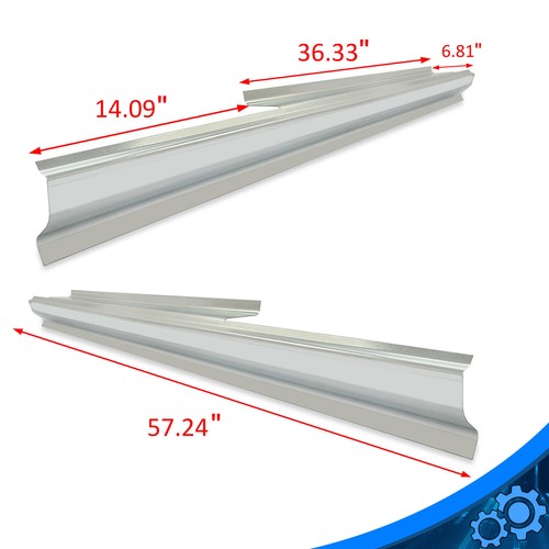 Пара для 94-02 Dodge Ram 1500 2500 3500 Regular & Club Cab Slip-On Rocker Panels