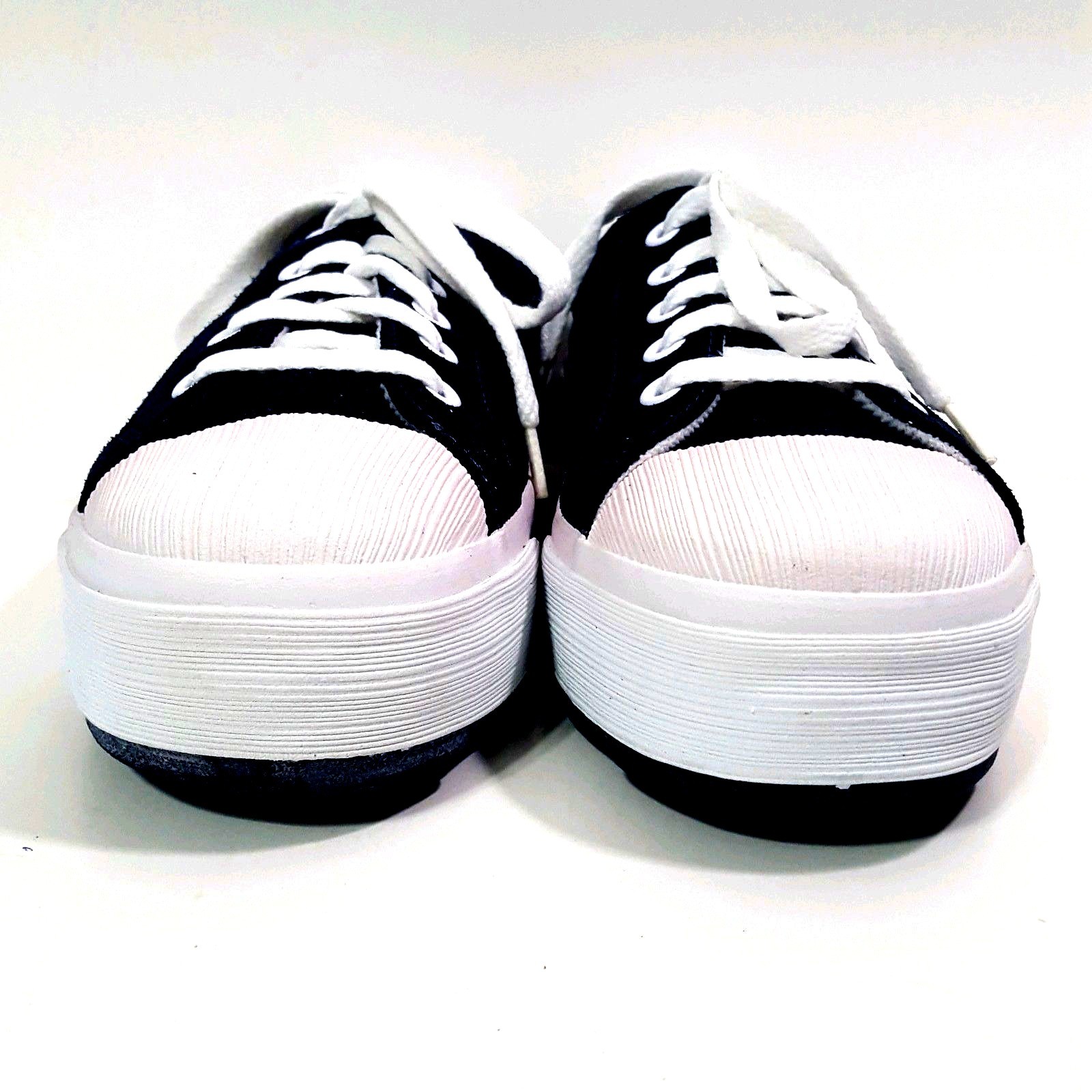 KEDS Womens Size 8 Blue Leather Lace Up Platform Sneakers Vintage