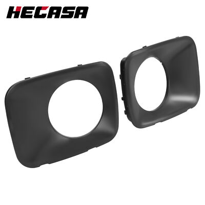 HECASA Front Bumper Fog Light Cover Bezel Left & Right For Honda Pilot 2009-2011