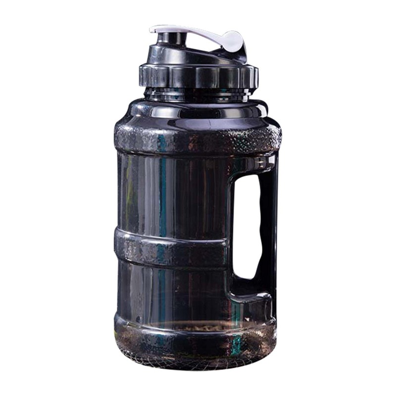 2.5L Large Capacity Gym Water Bottle with Handle and Wide Mouth for Camping