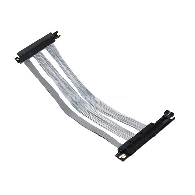 90/180° PCI-E 4.0 16x PCIe Riser 64GBS for RTX4090 RX6900XT GPU Extension Cable