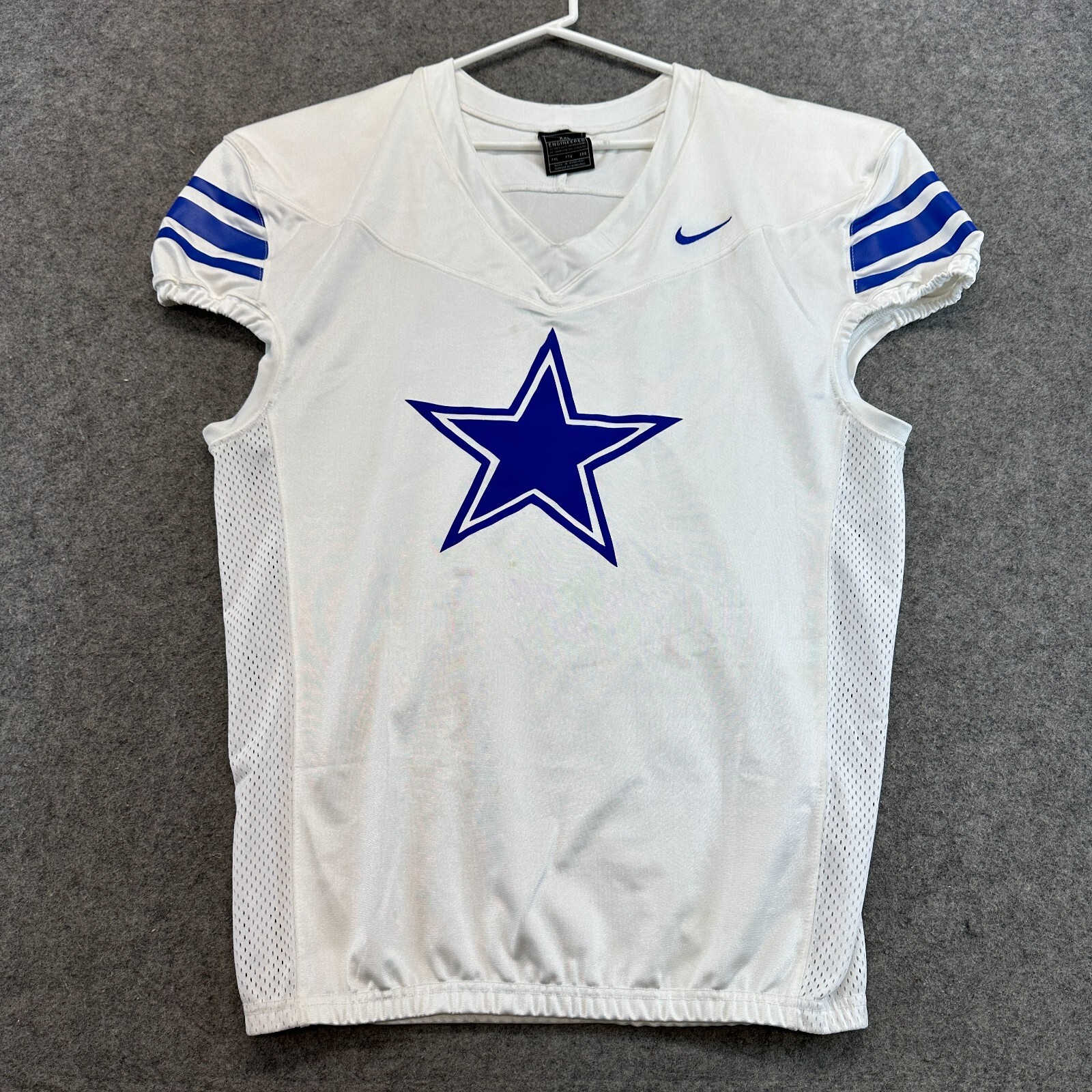 専用DallasReversible Practice Jersey 2XL Dallas Cowboys Jersey Mens 2XL White Engineered Practice