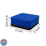 Magnetic Dry Erase Erasers, 40 Pack Square Whiteboard Erasers, Small Magnetic White Board Eraser Cleaner, Office Classroom Supplies, 2 x 2 Inches, 4 Colors