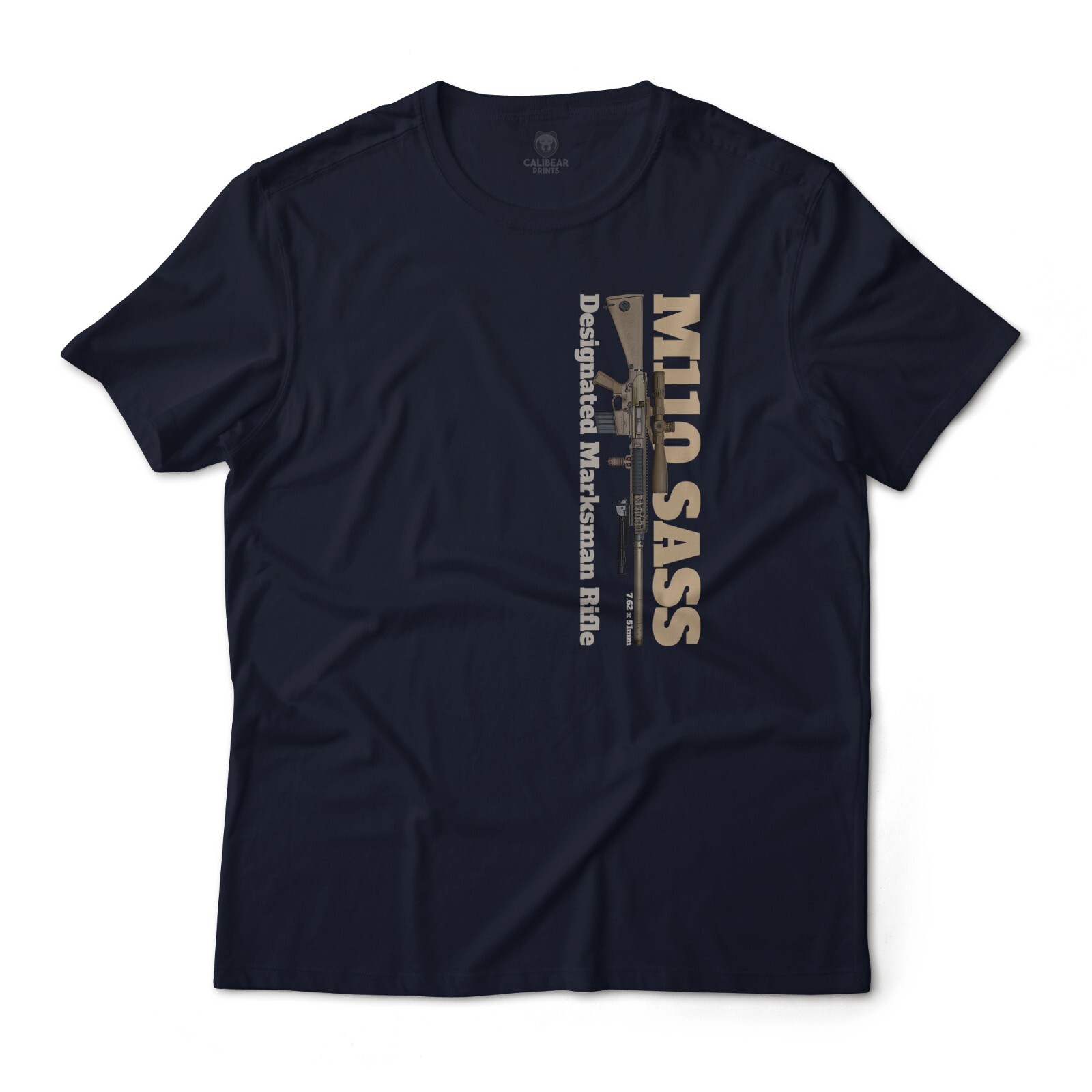 【massnoun】23SS★ DEMONSTRATION T-SHIRTS M110 SASS Designated Marksman Rifle Gun Art Graphic T-Shirt