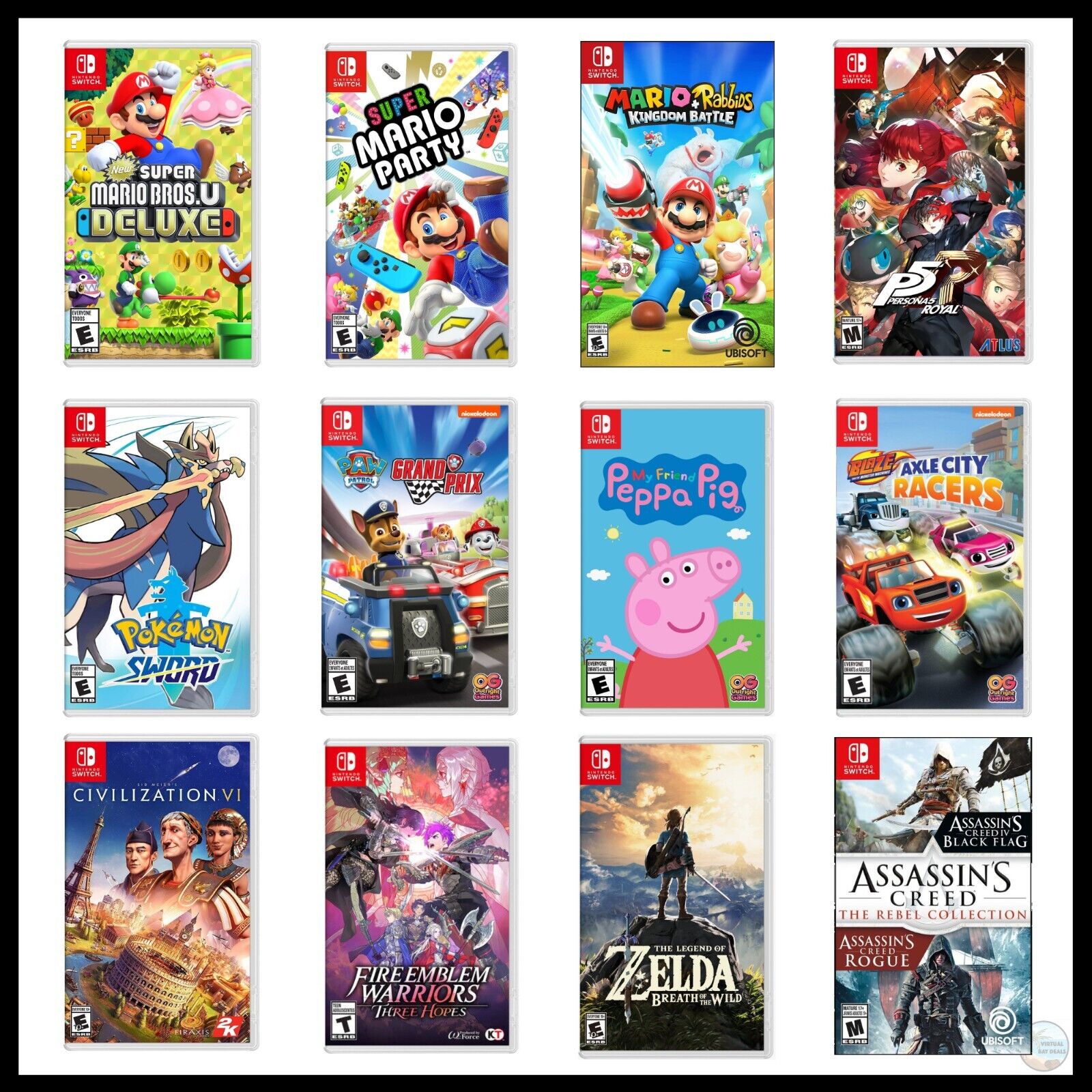 Nintendo Switch Video Games Mario Luigi Yoshi Zelda Splatoon Nintendo Switch Video Games Mario Luigi Yoshi Zelda Splatoon
