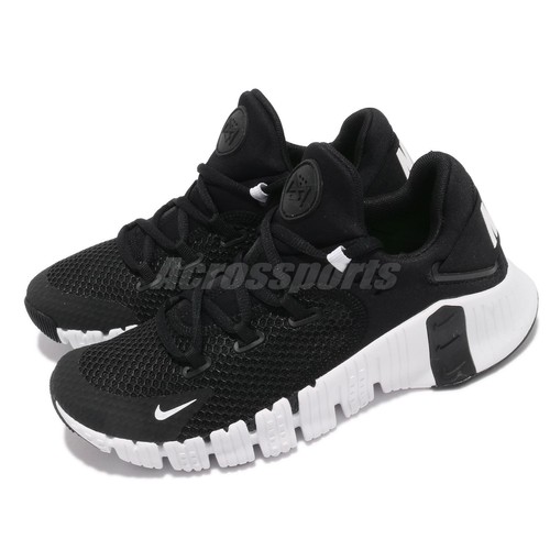

Nike Wmns Free Metcon 4 Черно-белые женские кроссовки для кросс-тренинга CZ0596-010, Черный, Wmns Free Metcon 4