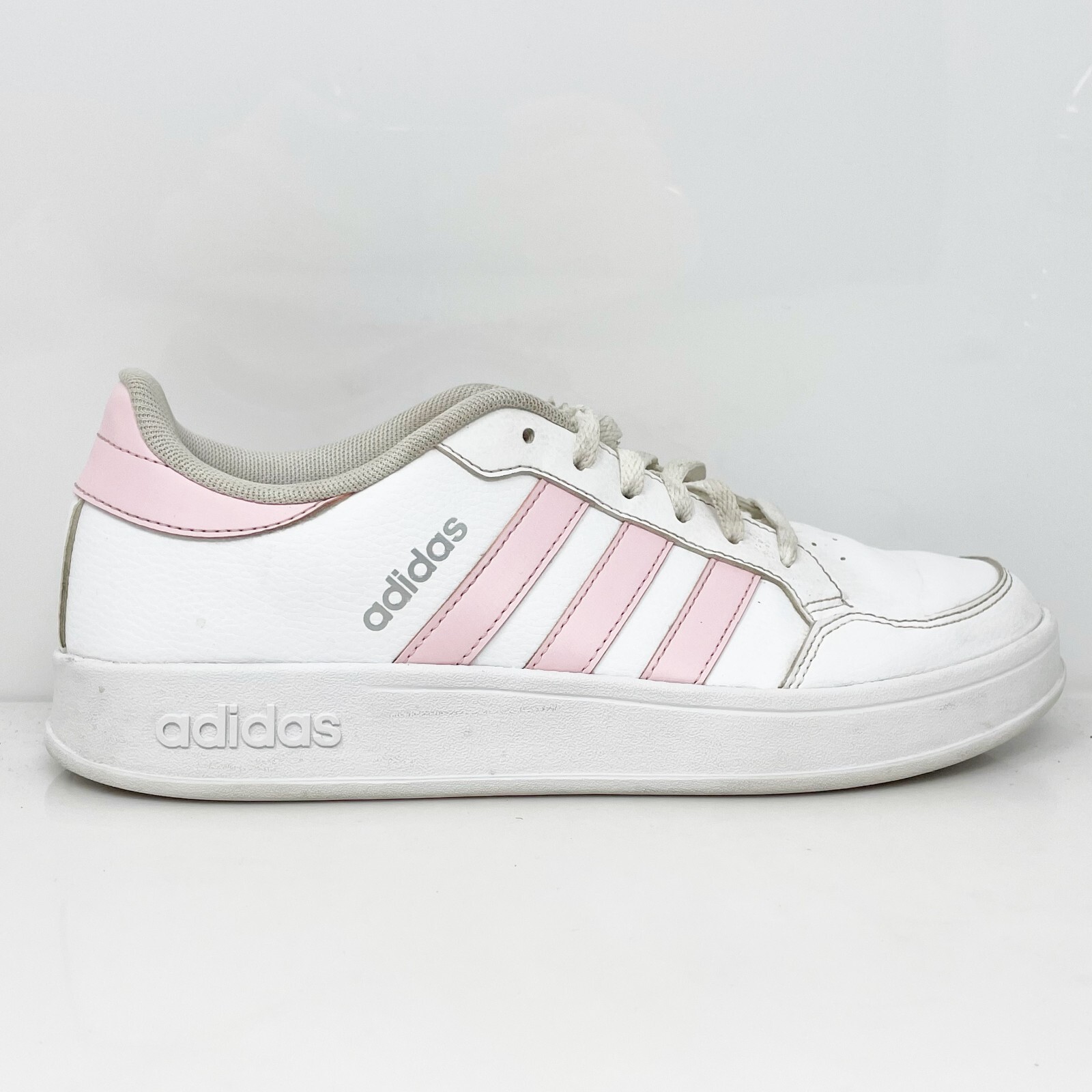

Adidas Womens Breaknet FZ2466 Белая повседневная обувь Кроссовки Размер 8.5, Белый, Breaknet