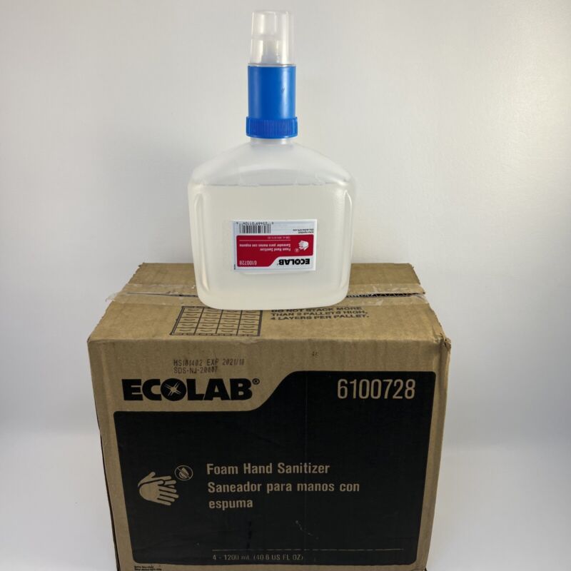 Attacks + Pathogens -- Ecolab 6100728 Foam Hand Hygiene Refills (4/1200mL)