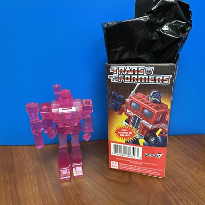 Transformers 40th Super 7 ReAction Blind box Megatron Chase Variant Translucent