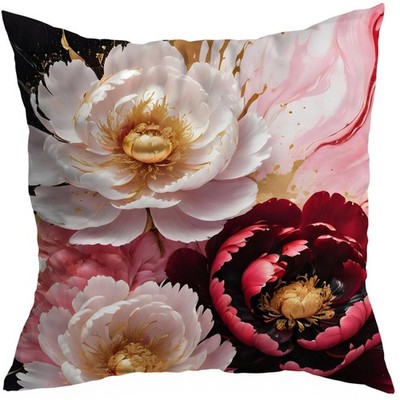 Homeview 50x50cm Decorative Cushion Cover Pillowcase Polyester Zip Made in