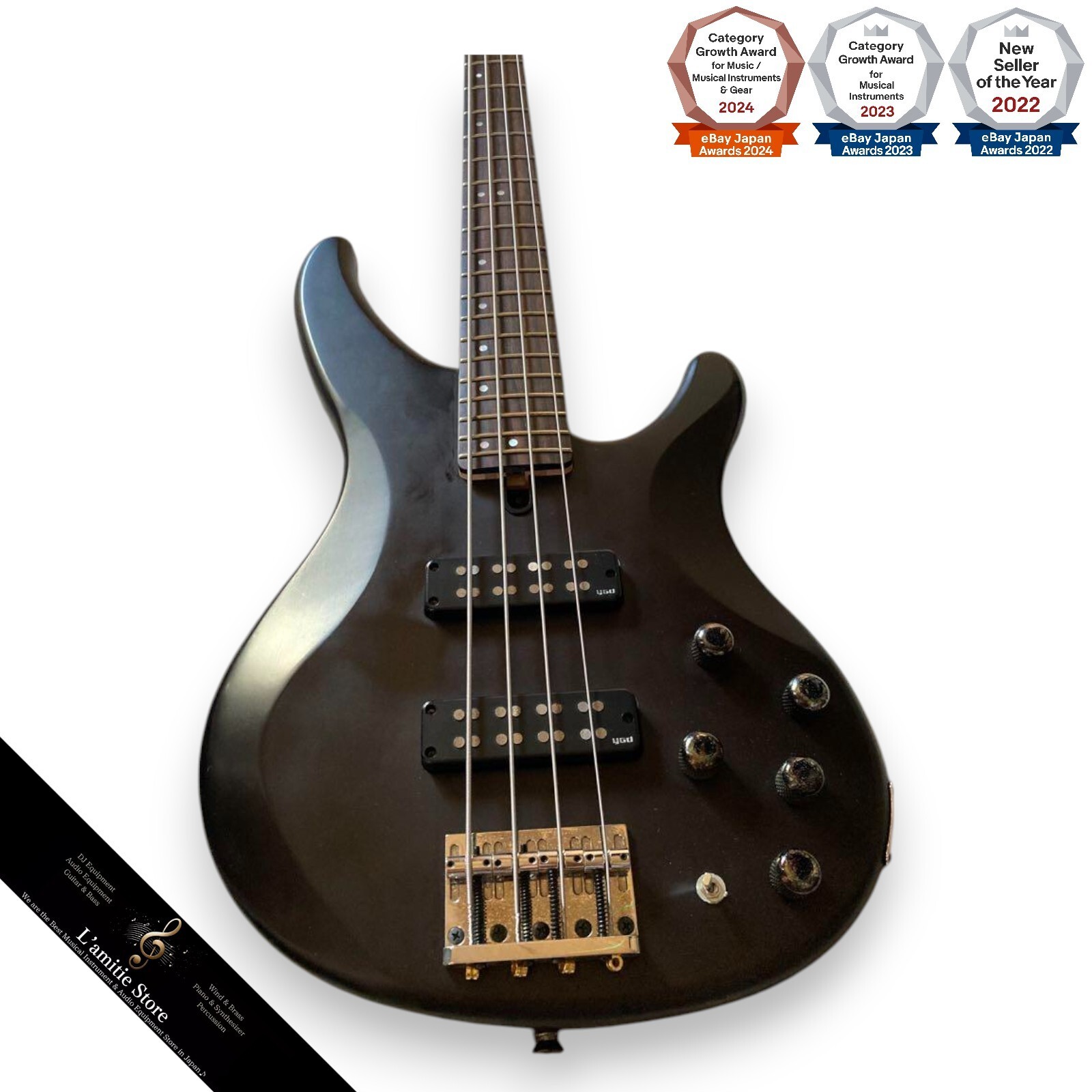 ギター　YAMAHA TRBX504 YAMAHA TRBX504 TRANSLUCENT BLACK 4 String Electric Bass