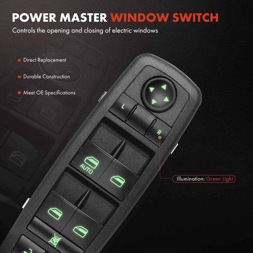 Master Power Window Switch for Jeep Liberty 08-12 Nitro Journey Single Auto Down