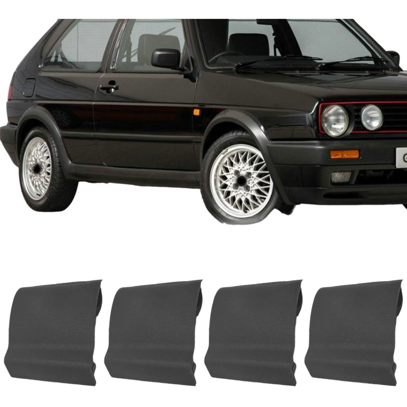 Sill Side Skirt Jacking Point Cap Trim 191853917 For VW Golf MK2