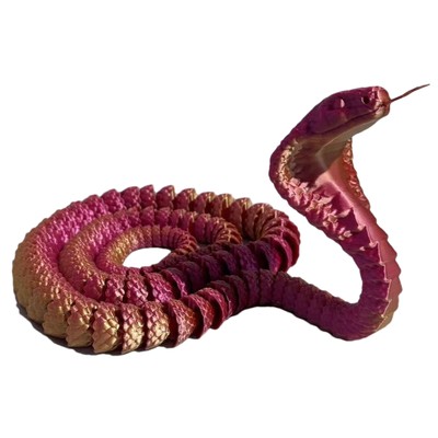 3D Snake Stress Toy 3D Animals Snake Toy Desk Decor Stress Relief Toy Prank Prop