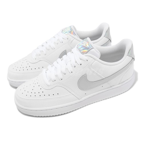 

Nike Wmns Court Vision Low White Многоцветная женская повседневная обувь Lifestyle CW5596-100, Белый, Wmns Court Vision Low