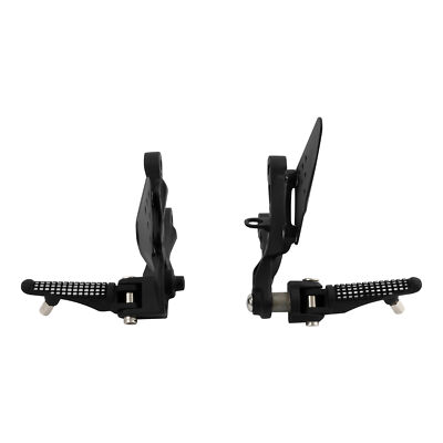 Foot Pegs Fit For Kawasaki Ninja ZX6R 2009-2024 Front Driver Bracket