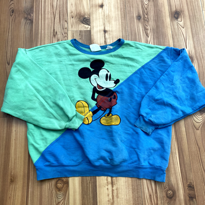 Blue mickey mouse sweatshirt sale