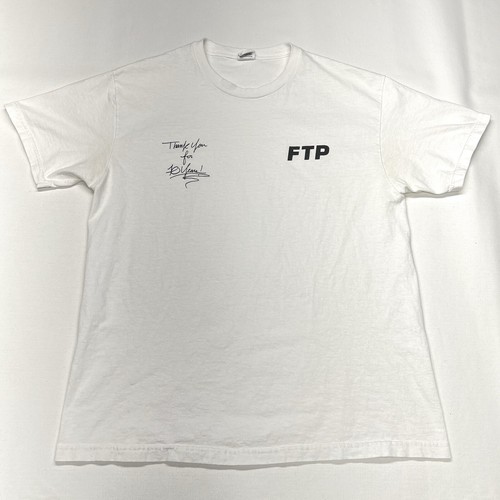 FTP 10 Years Tee Shirt Mens Large White Logo Anniversary Fck