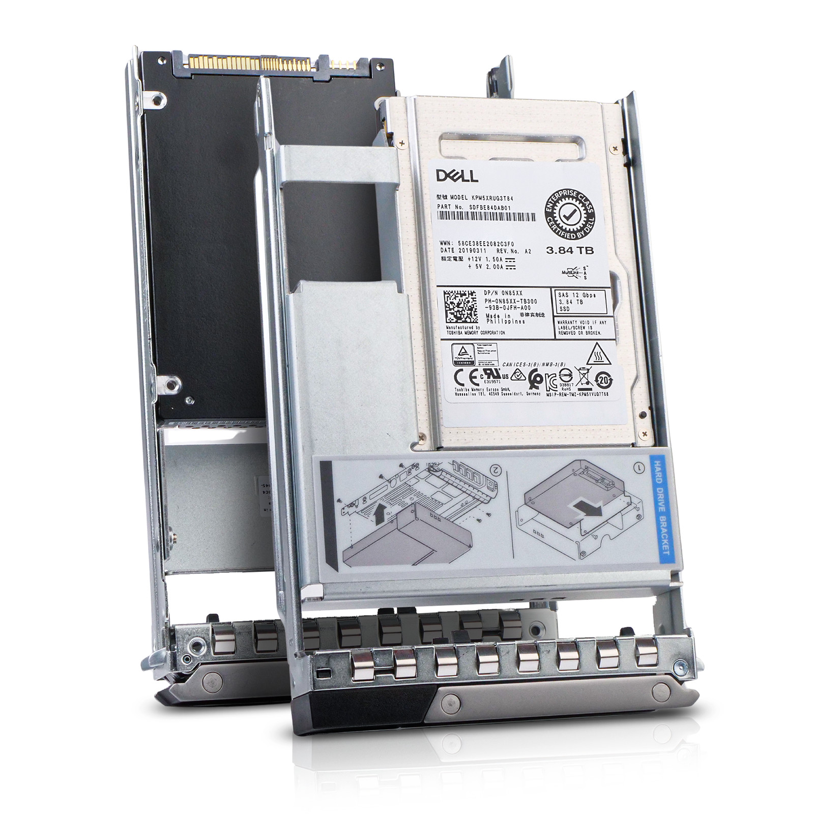 Dell 3.84TB SAS 12Gb/s 3D TLC 1 DWPD 3.5