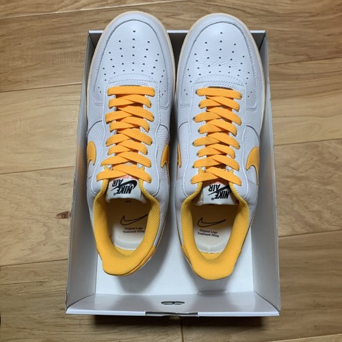 🔥Nike Air Force 1 Low By You ID White/Orange Men's Sz 8.5