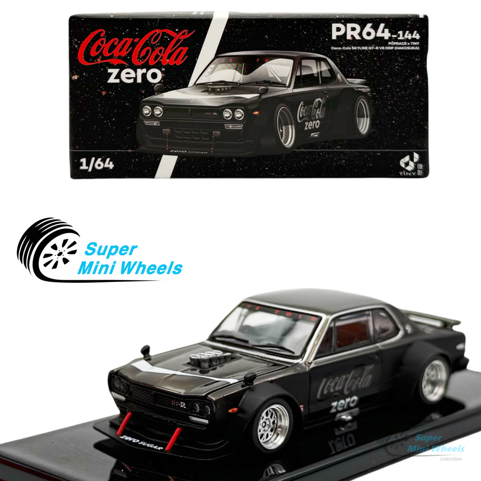 1971 Nissan Skyline GT-R コカ・コーラ 限定版 Coca-Cola 1971 NISSAN SKYLINE GT-R∞red/white;YOKOHAMA✨M2