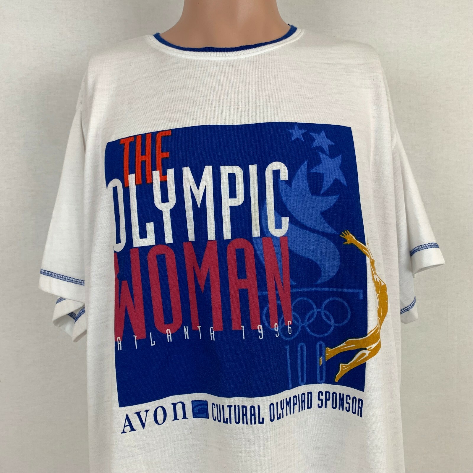 1996年 Olympic Game Shirt アトランタ USA VINTAGE CHAMPION ATLANTA OLYMPIC GAMES 1996 TEE SHIRT SIZE
