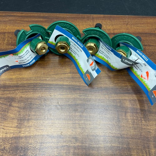 Orbit 54028 Plastic Pop-up Sprinkler Head Brass Nozzle Half