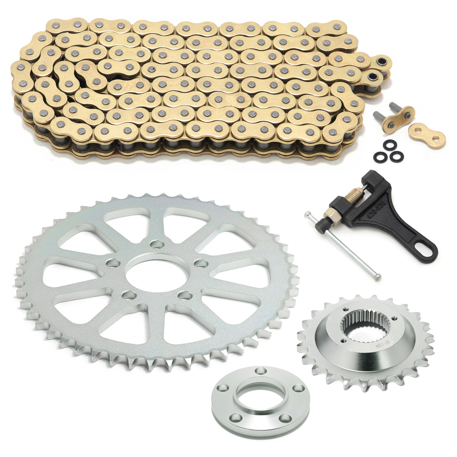 23T Front 48T Rear Chain Sprocket Conversion Kit for Harley