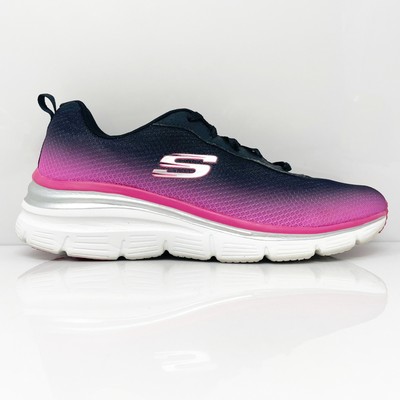 

Skechers Womens Fashion Fit Build Up 12717 Черные кроссовки для бега Размер 9,5, Черный, Fashion Fit Build Up