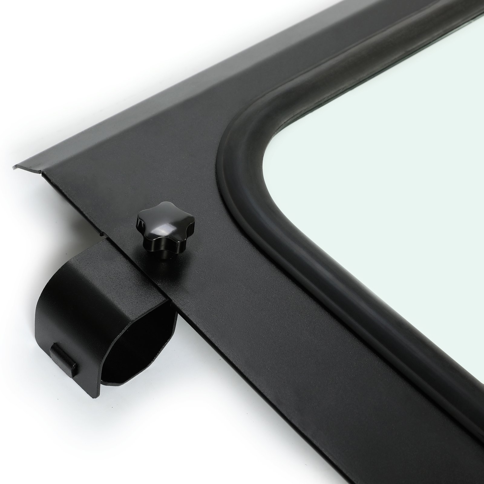 POKIAUTO Front Full Windshield For Kawasaki Teryx 800 / Teryx4 800 2016-2025, 1/5" Clear Scratch Resistant Polycarbonate Durable Hard Coat Vented Windscreen, 95% Light Transmittance, UTV Accessories