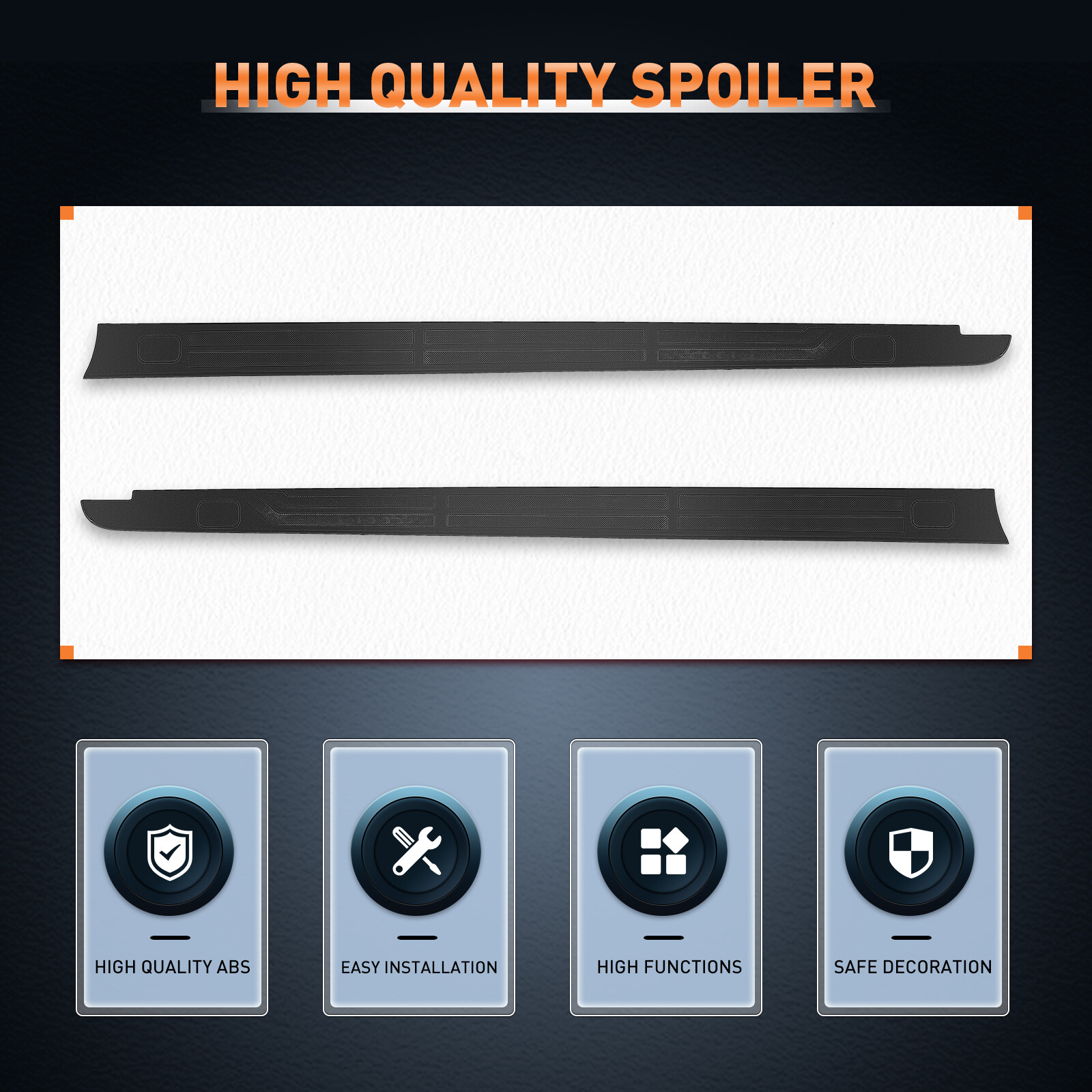 T.666.T　1004030 Fits 14-18 Toyota Tundra Short Bed Rail Caps Panel Top