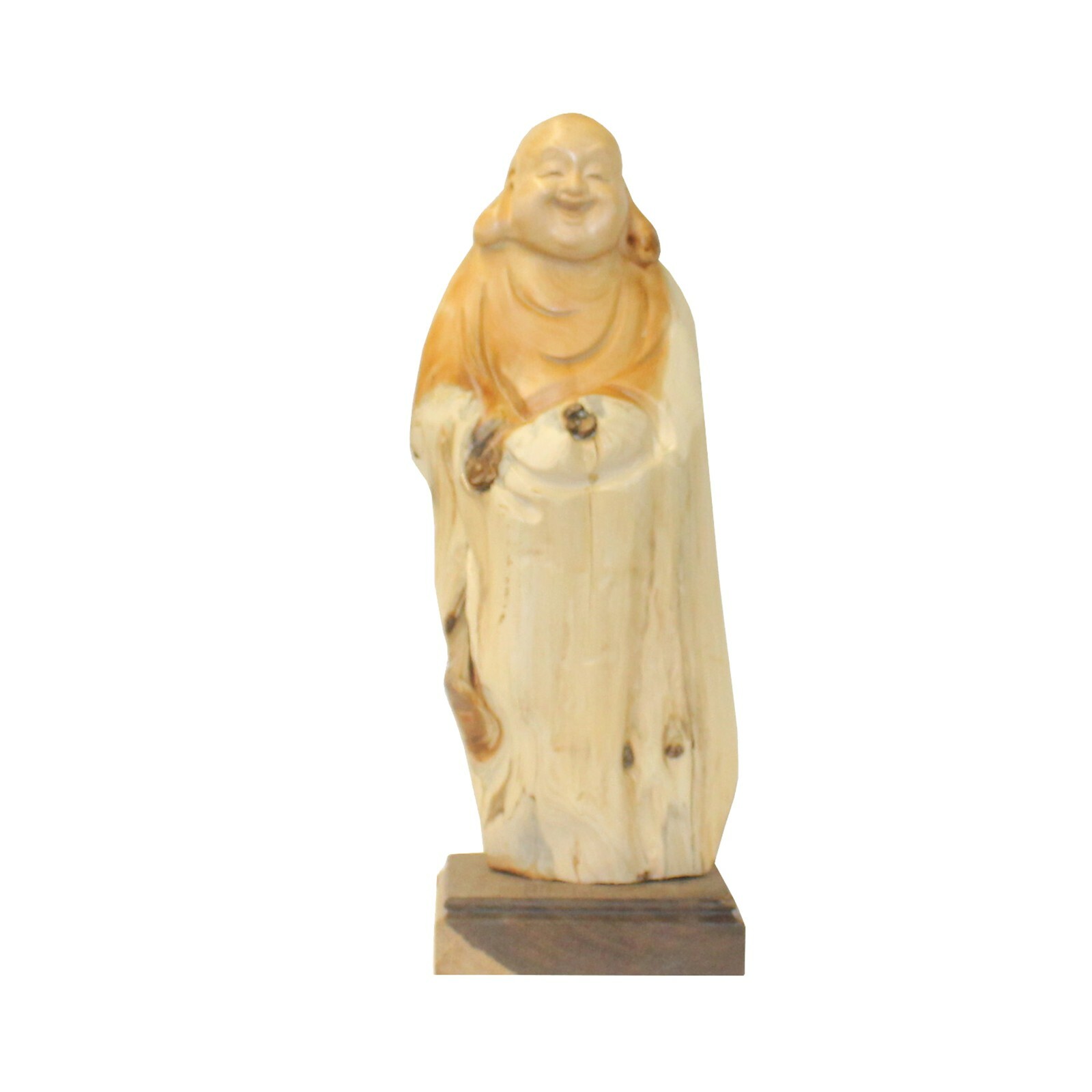 Chinese Cypress Wood Carved Irregular Shape Happy Buddha Statue ws1023S Chinese Cypress Wood Carved Irregular Shape Happy Buddha Statue ws1023S