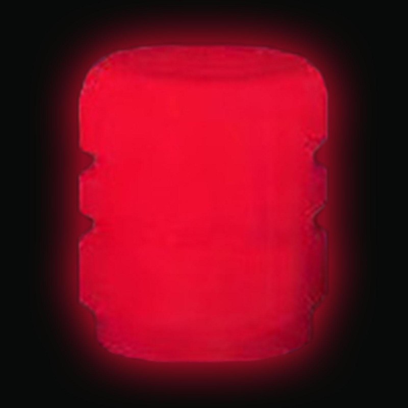Car Noctilucence Tire Valve Caps Fluorescent Night Glowing Motorcycle Bicycle