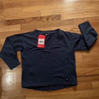 The North Face Women s V-neck Bayocean Crop Top Size Small New MSRP 69.99