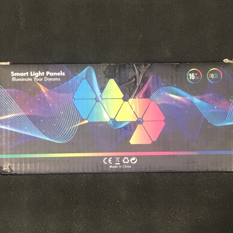 Triangle LED Lights for Gaming Setup, RGB Triangle Wall Lights