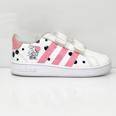 

Adidas Girls Grand Court FZ3229 Белая повседневная обувь Кроссовки Размер 8K, Белый, Grand Court