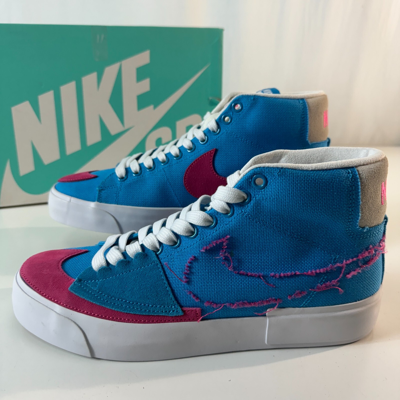 Nike SB Zoom Blazer Mid Edge Hack Pack Blue Men's Size 9